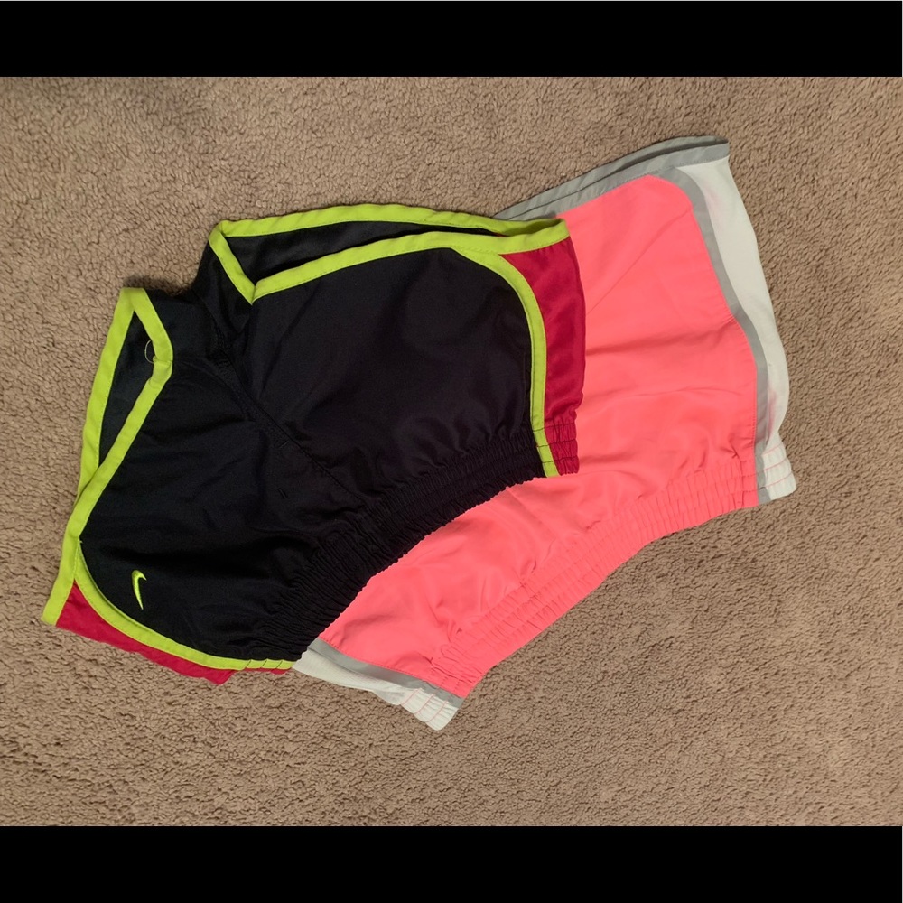 2 pair of shorts. 1 Nike brand size large